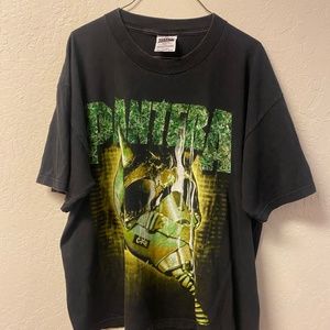 Vintage Pantera 'Cowboys from Hell' tour shirt, "Smokin' in '99" - size XL